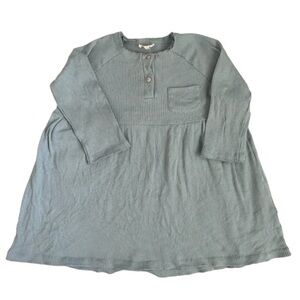 Piupiuchick Sage Green Rib Knit Dress